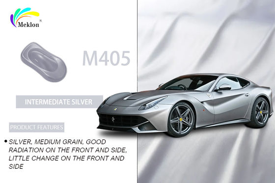 টেকসই পার্ল ধাতব রৌপ্য গাড়ী পেইন্ট আবহাওয়া প্রতিরোধী ক্ষতিকর