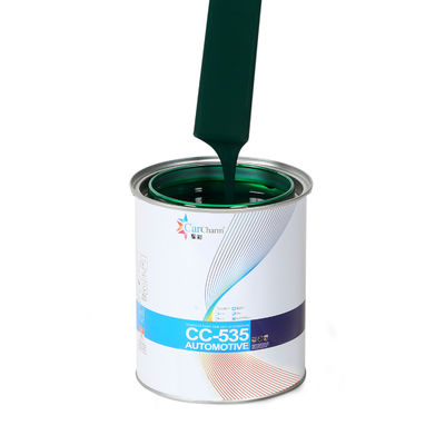 1 কে সলিড কালার অটোমোটিভ বেস কোট পেইন্ট হলুদ সবুজ গাড়ি পেইন্ট