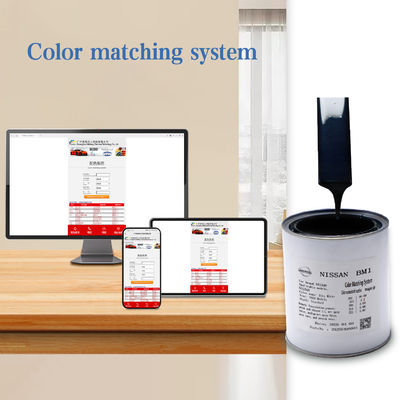 আসল কারখানার গ্রেড রঙ নিসান বিএম 1 1 কে ব্লু পার্ল গাড়ি পেইন্ট পরিবেশ বান্ধব সূত্র