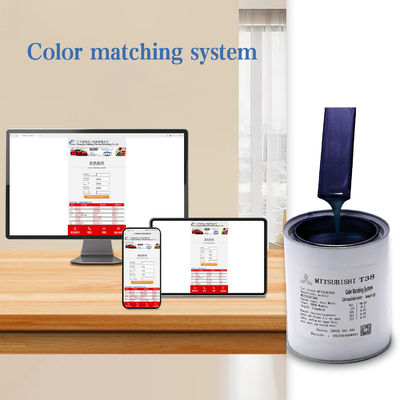 উচ্চ চকচকে এবং গভীর লাল রঙের ফিনিস ফুক্সিয়া পার্লের সাথে