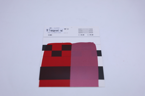 অটোমোটিভ রিফিনিশিং এবং কাস্টমাইজেশনের জন্য অতি-স্থায়ী স্বচ্ছ লাল গাড়ি পেইন্ট এবং স্ক্র্যাচ-প্রতিরোধী, ইউভি সুরক্ষা এবং ব্যয়-কার্যকর