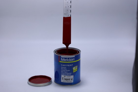 অটোমোটিভ রিফিনিশিং এবং কাস্টমাইজেশনের জন্য অতি-স্থায়ী স্বচ্ছ লাল গাড়ি পেইন্ট এবং স্ক্র্যাচ-প্রতিরোধী, ইউভি সুরক্ষা এবং ব্যয়-কার্যকর