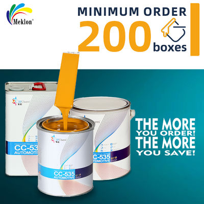 উচ্চ কর্মক্ষমতা সম্পন্ন দ্রুত শুকনো অ্যাক্রিলিক রোদ হলুদ UV - প্রতিরোধী গাড়ির রং