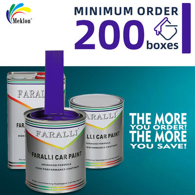 উচ্চ পারফরম্যান্স এবং কম ভিওসি নির্গমন সহ নীল বেগুনি ধাতব গাড়ি স্প্রে পেইন্ট