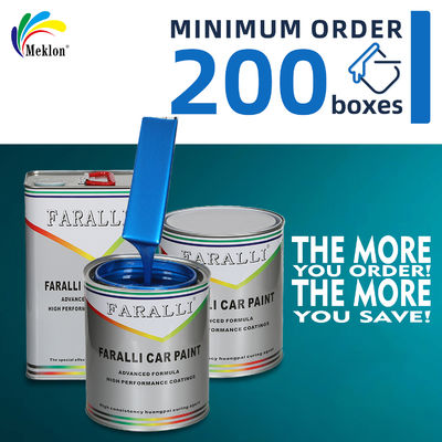 উচ্চ চকচকে পরিধান-প্রতিরোধী এবং ইউভি প্রতিরোধী উজ্জ্বল নীল গাড়ী মেরামতের পেইন্ট