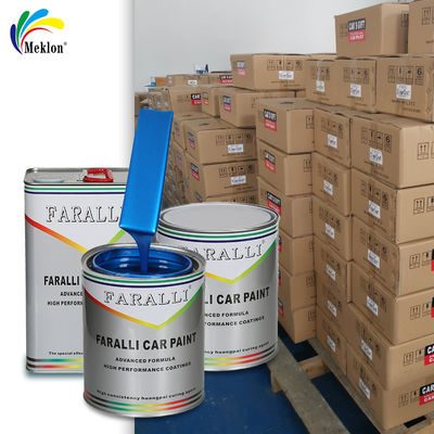 উচ্চ চকচকে পরিধান-প্রতিরোধী এবং ইউভি প্রতিরোধী উজ্জ্বল নীল গাড়ী মেরামতের পেইন্ট