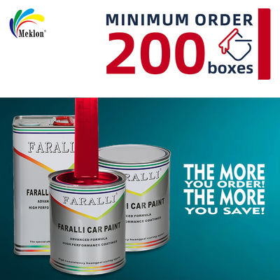 UV প্রতিরোধী, একটানা উচ্চ চকচকে উজ্জ্বল লাল গাড়ির পেইন্টের প্রস্তুতকারকের সরাসরি বিক্রয়