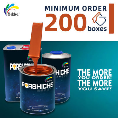 উচ্চ চকচকে টেকসই এবং পরিধান-প্রতিরোধী ধাতু কমলা গাড়ি মেরামতের পেইন্ট