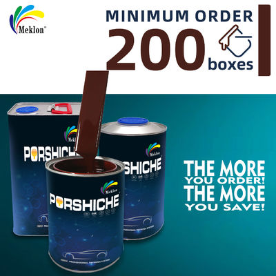 1K2K অতিবেগুনী রশ্মি প্রতিরোধী আবহাওয়া প্রতিরোধী এবং পরিধান-প্রতিরোধী উচ্চ চকচকে কালো লাল গাড়ির মেরামত পেইন্ট