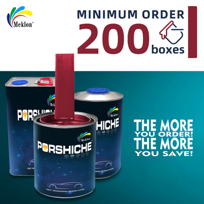 উচ্চ চকচকে পরিবেশ বান্ধব এবং কম VOC লাল গাড়ির মেরামত ও পেইন্টিং