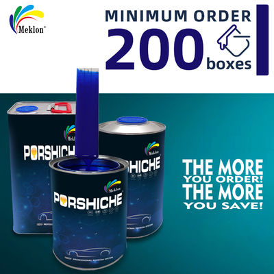 উজ্জ্বল নীল স্বয়ংচালিত পেইন্ট স্ক্র্যাচ-মুক্ত চকচকে ফিনিশ ২:১ মিশ্রণ অনুপাত