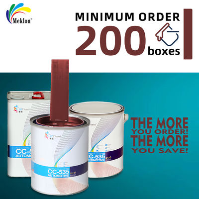 1K2K জনপ্রিয় গভীর লাল দক্ষ এবং টেকসই উচ্চ চকচকে গাড়ী পেইন্ট