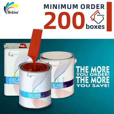 অরিজিনাল কারখানার অ্যান্টি-ইউভি দক্ষ দ্রুত শুকানোর ফ্লেম রেড কার পেইন্টের সাথে মেলে