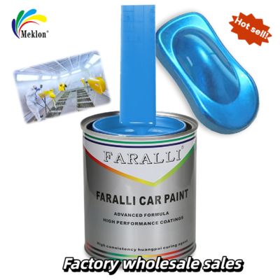 আর্দ্রতা প্রতিরোধী প্রস্তুত মিশ্রিত গাড়ি পেইন্ট আকাশ নীল অ্যান্টি ইউভি মাল্টি ফাংশন