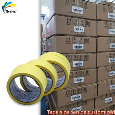 গাড়ির স্প্রে পেইন্ট মাস্কিং টেপে কোন অবশিষ্টাংশ নেই এবং এটি পরিষ্কার করা সহজ