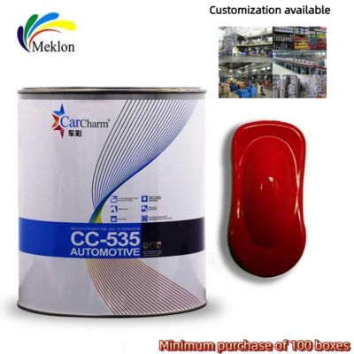 অটোমোটিভ রিফিনিশিং পেশাদার গ্রেডের জন্য উন্নত ফর্মুলা হস্তক্ষেপ রেড পার্ল অটো পেইন্ট