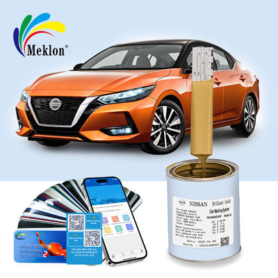 ব্রিলিয়ান্ট গোল্ড অটো পেইন্ট মেরামত ইউভি প্রতিরোধী আবহাওয়া প্রতিরোধী