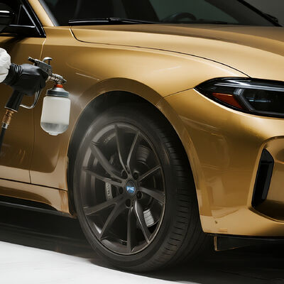 ১০০% ম্যাচড এমকে-এম৪১৮ অ্যাক্রিলিক রিফিনিশ কার পেইন্ট স্প্রে ১কে বেসকোট গোল্ডেন সিলভার (হলুদ) কার পেইন্ট ফর কার রিপেয়ার