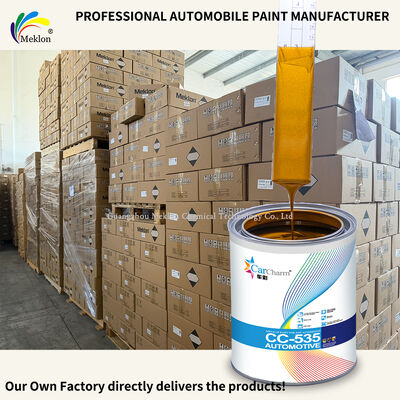 ১০০% ম্যাচড এমকে-এম৪১৮ অ্যাক্রিলিক রিফিনিশ কার পেইন্ট স্প্রে ১কে বেসকোট গোল্ডেন সিলভার (হলুদ) কার পেইন্ট ফর কার রিপেয়ার