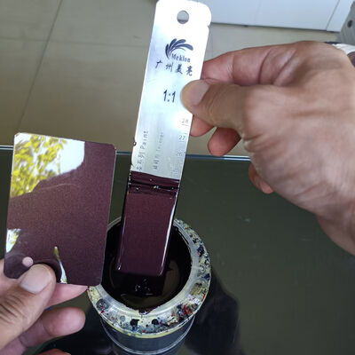 ML-137P 1K পিওর ব্ল্যাক অ্যাক্রিলিক কার পেইন্ট হাই গ্লস সলিড কালার অটোমোটিভ রিফিনিশিং পেইন্ট গাড়ির বডি মেরামতের জন্য
