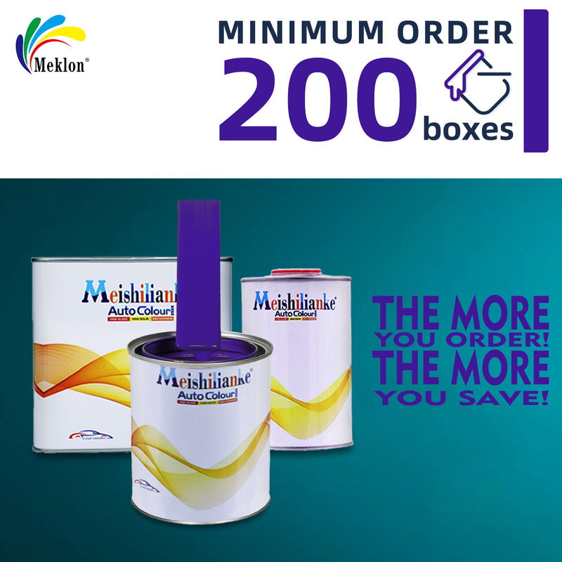 অ্যাক্রিলিক 1K 2K রঙিন গাড়ি বডি পেইন্ট স্প্রে গাড়ি ধাতব রঙ অটোমোটিভ পেইন্ট মেরামতের জন্য গাড়ি রিফিনিশ লেপ