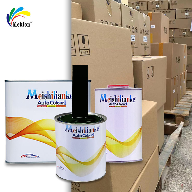 2K কালো কার পেইন্ট উচ্চ কঠোরতা জন্য উপরের কোট এবং গাড়ী Repiar জন্য স্ক্র্যাচ প্রতিরোধের