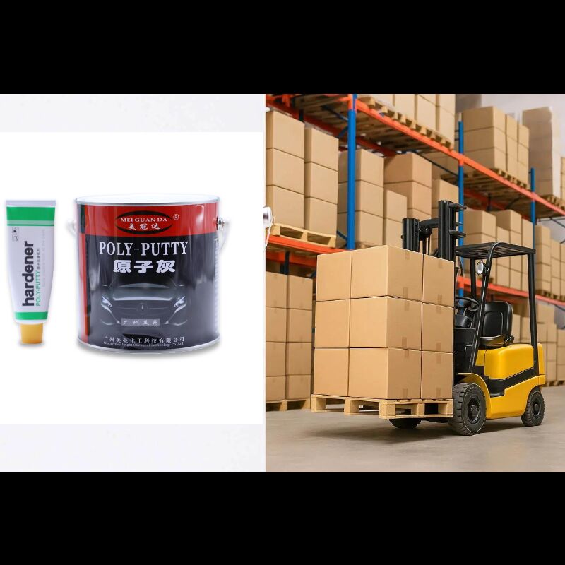 হাই পারফরম্যান্স লেপ পলি প্লাস্টিক 1k পলিস্টার ভরাট গাড়ী বিস্তারিত প্লাস্টিক বডি মেরামত প্লাস্টিক