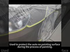 উচ্চ খরচ কর্মক্ষমতা প্রস্তুতকারকের সরাসরি বিক্রয় গাড়ী মাস্কিং ফিল্ম