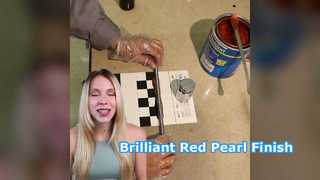 ক্রিস্টাল রেড পার্ল 2K অটো ফিনিশ
